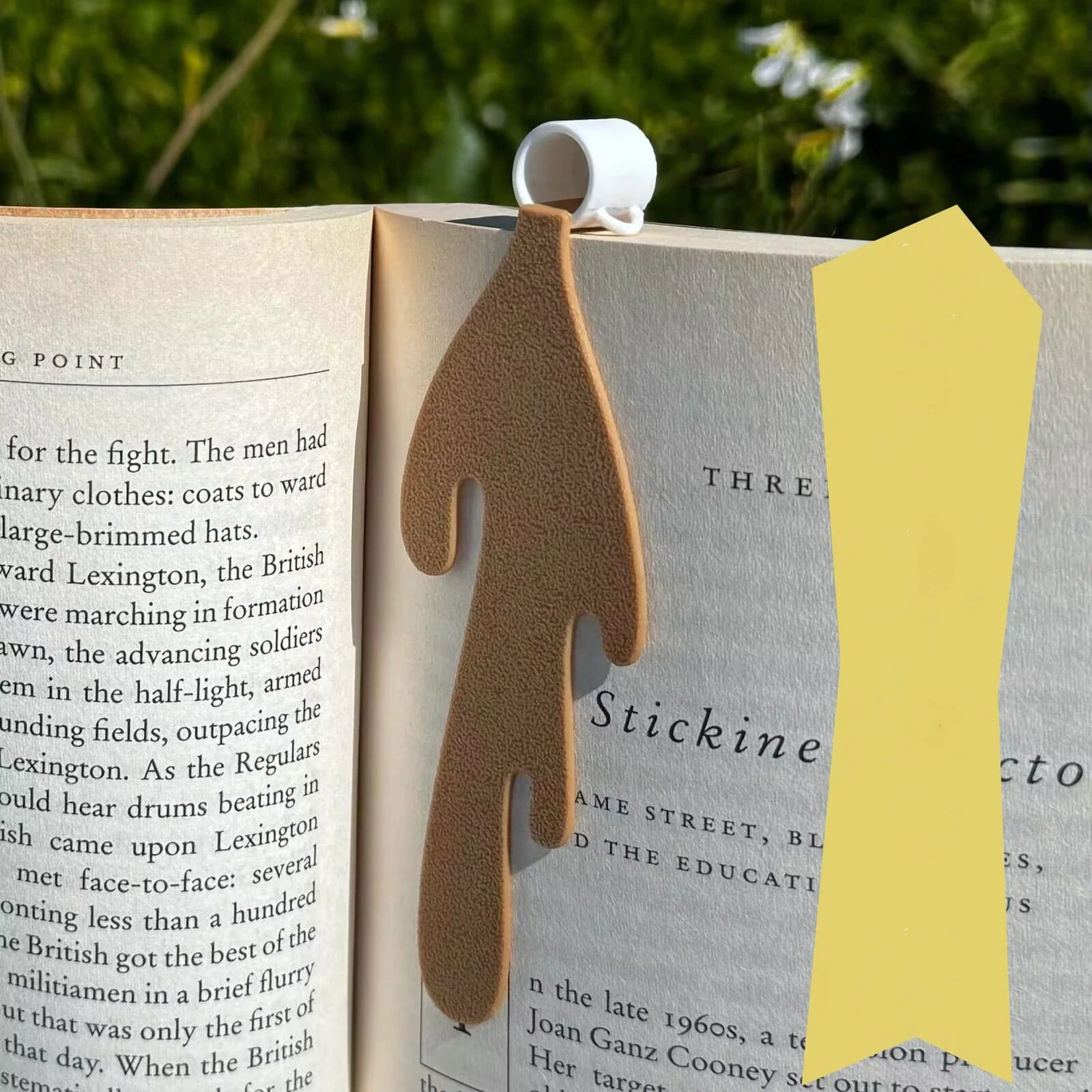 1 Piece Lytwtw's Creativity Coffee Bookmark Book Mark Office School Supplies Funny Gift