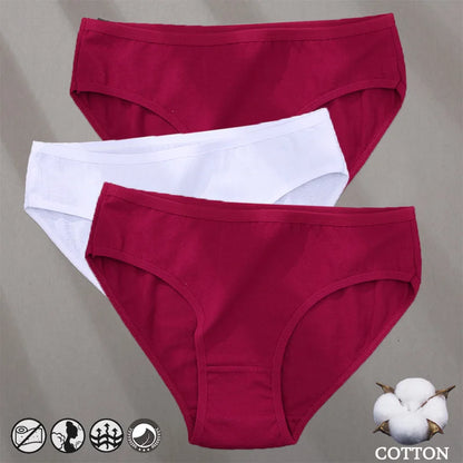 Cotton Panties Jacquard Design Pattern Women Panties Underwear Sexy Female Lingerie Briefs Solid Color Intimate Pantys for Wo