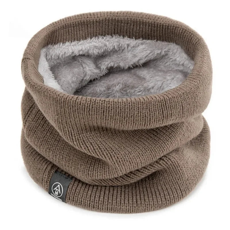 Knitted Neck Warmer Sports Scarf Fashion Soft Women Men Face Cover Winter Skating Running Hiking Scarves Thick Cold-proof Col