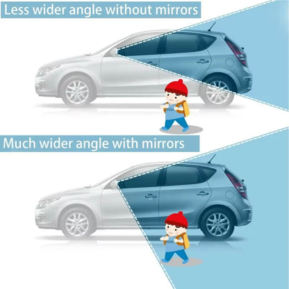 Auto Mirror Adjustable Wide Angle Side Rear Mirror Blind Spot Convex Mirrors For Car Reverse Parking Auxiliary Rear View Mirr