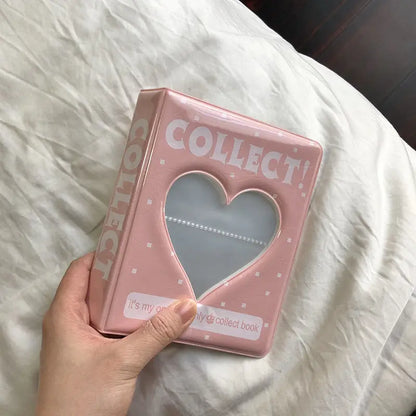 Mini Photo Album 64 Pockets Cartoon Album Photo Photocard Holder Book Collect Kpop Album De Fotos Kpop Photocard Binder - Pin