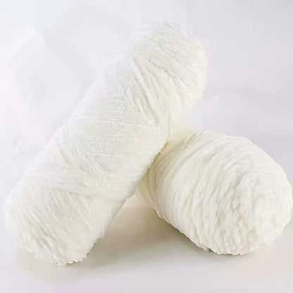 DIY 100% Polyester Velvet Yarn Amigurumi Accessories Dolphin Baby Plush Yarn Soft Chenille Yarn for Knitting 1 Skein 100g 130