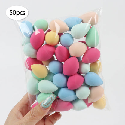 10/20/30/50/100Pcs Mini Makeup Sponge, Expands When Exposed to Water, Suitable for All Skin Types