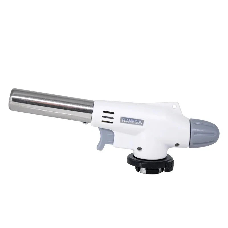 Torch Cooking AutoIgnition Butane Gas Welding-Burner Welding Gas Burner Flame Gas Torch Flame Gun Blow for BBQ Camping Cookin