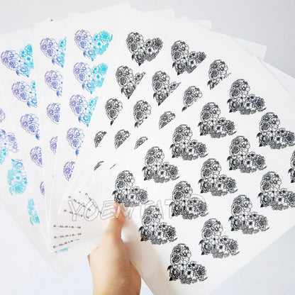 Customized Personalized Waterproof Temporary Tattoo Sticker DIY Fake Tatoo, Make Your Own Custom design Tattoo For Logo/weddi