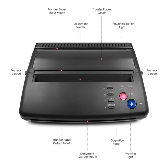 Tattoo Transfer Machine Stencils Device Copier Printer Drawing Thermal Tools For Tattoo Photos Transfer Paper Copy For beginn