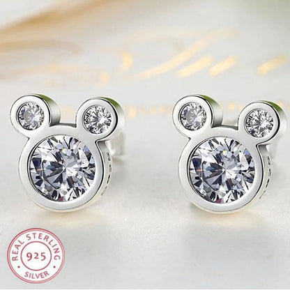 New 925 Sterling Silver Earrings for Women Fashion Jewelry Wedding Engagement Party Gifts