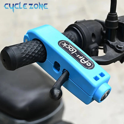 Bike Anti-Theft Lock Electric Bicycle Brake Handlebar Grip Lock Portable Prevent Theft Bike Motorcycle Locks Cycling Accessor