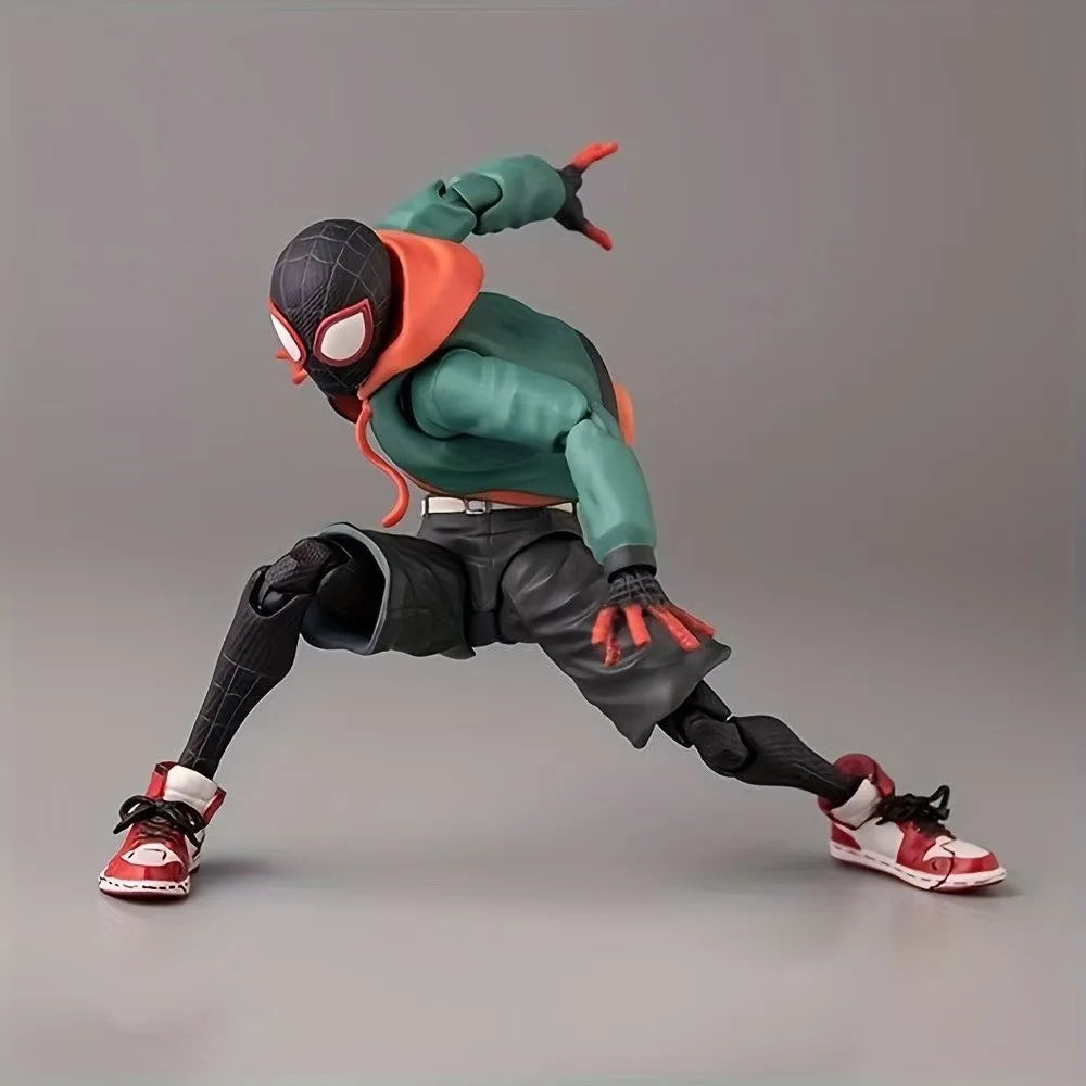 Sv Action Spiderman Miles Morales Action Figure Collection Sentinel Marvel Spider-Man Into the Spider Verse Figures Model Toy