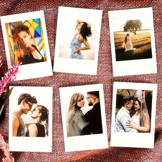 3.5Inch (6 Photos) Personalized Photo Printing-Customize Album Style with Your Own Photos, DIY Instant Photo Gifts