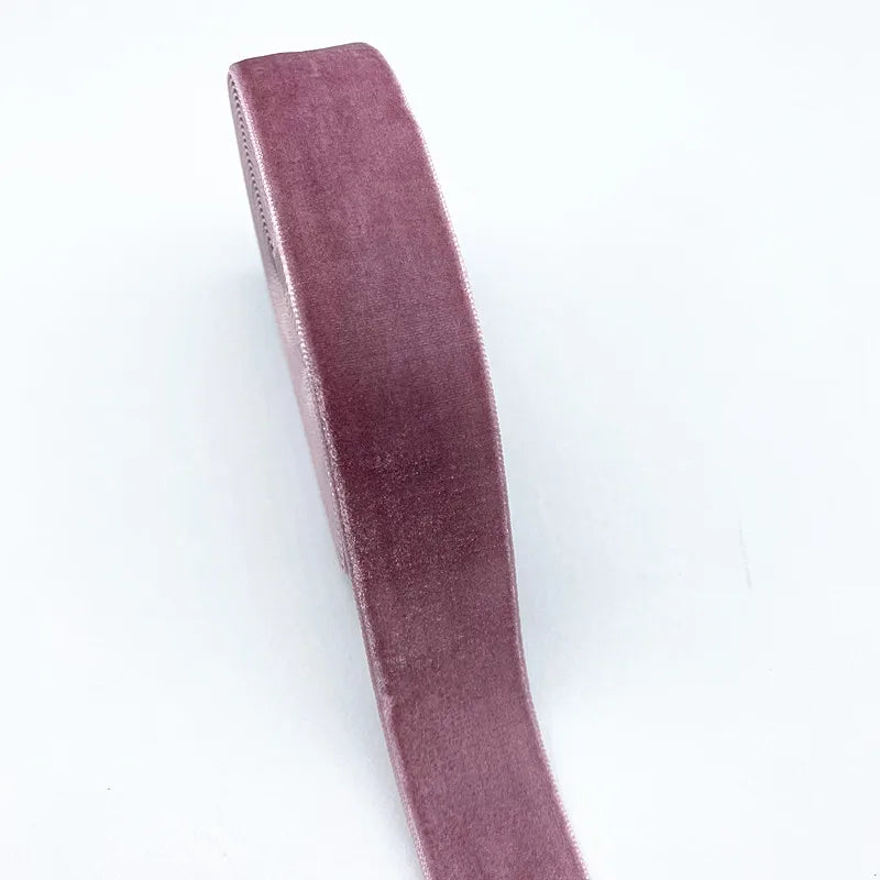 New 6-38mm Colour Single Face Line Velvet Ribbon for Bowknot Christmas Ribbon Party Decorations