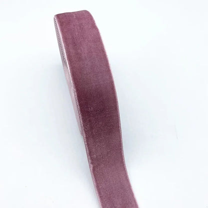 New 6-38mm Colour Single Face Line Velvet Ribbon for Bowknot Christmas Ribbon Party Decorations