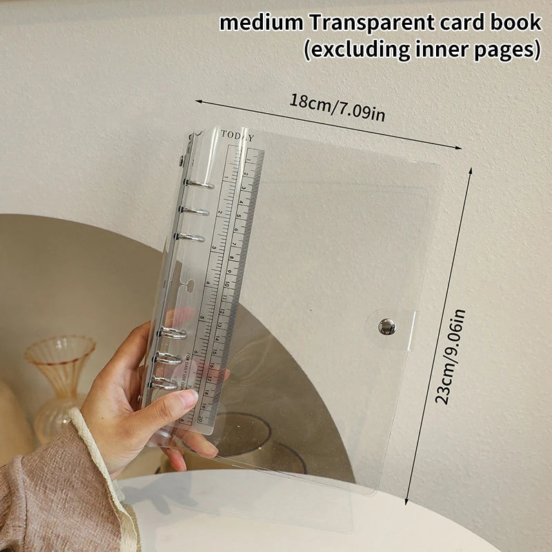Nail Art Piece Storage Book Large Capacity Exhibition Photo Album Card Clip Display Board DIY Simple Album Storage Book