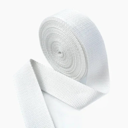 5Meters 1.3mm 20-50mm Cotton Webbings Tape for Bag Strap Backpack Label Ribbon Band Clothes Bias Binding DIY Sewing Accessori