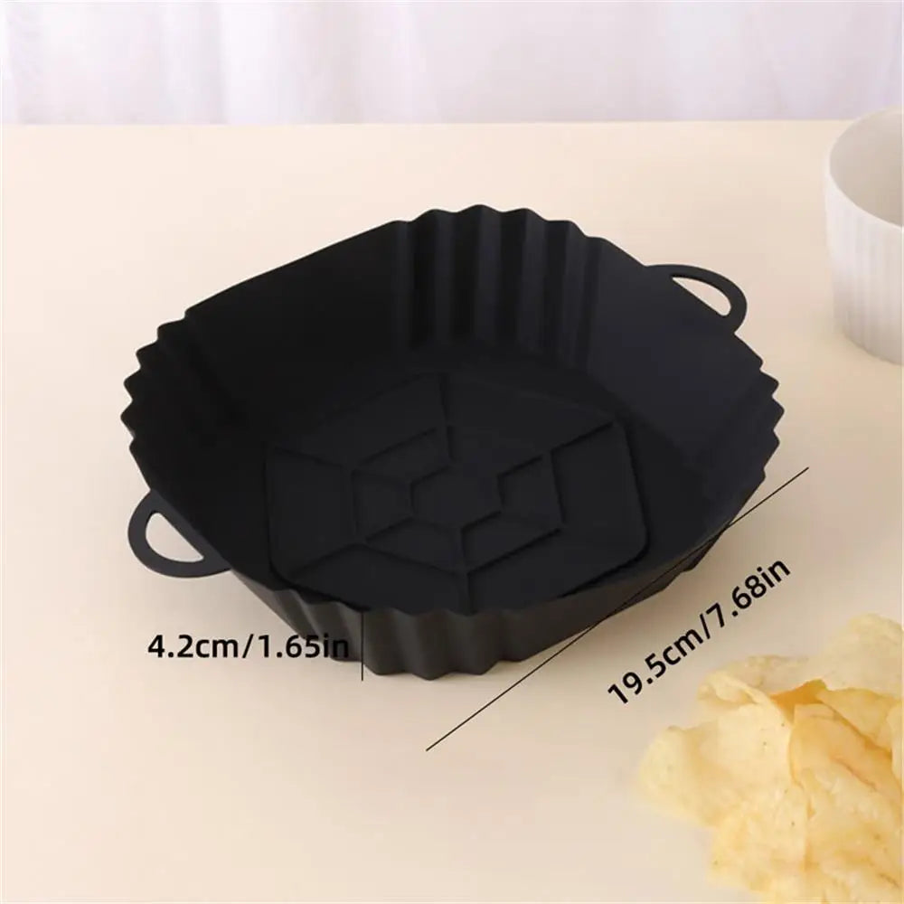 1pcs Air Fryer Silicone Liners Square Airfryer Liners Reusable Air Fryer Accessories Replacement for Parchment Airfryer Liner