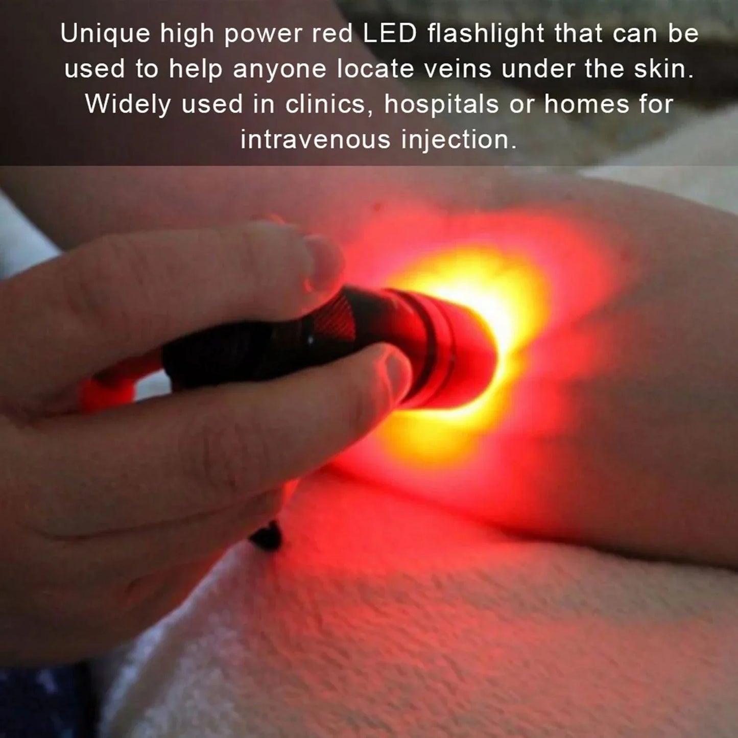 LED Vessel Vein Display Instrument Red Light Vein Finder 2 in 1 Handheld Vein Viewer USB Blood Vessel Lamp Locator Tools