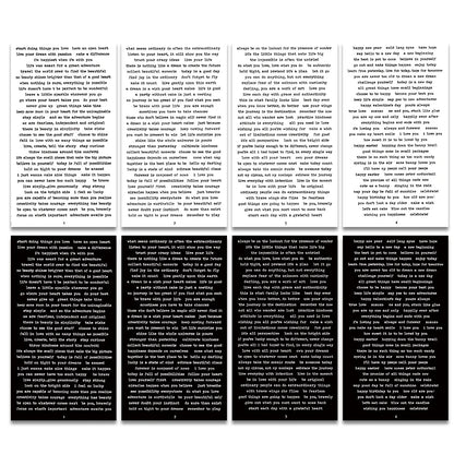 8 Sheet Quote Stickers for Journaling Small Talk Stickers Phrase Word Notebook DIY for Art Journal Collage Album Aesthetic