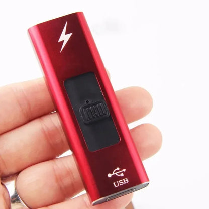 New Hot Selling Plasma USB Charging Windproof Pulse Arc Lighter Outdoor Flameless Candle Kitchen Barbecue Lighter Men's Gifts