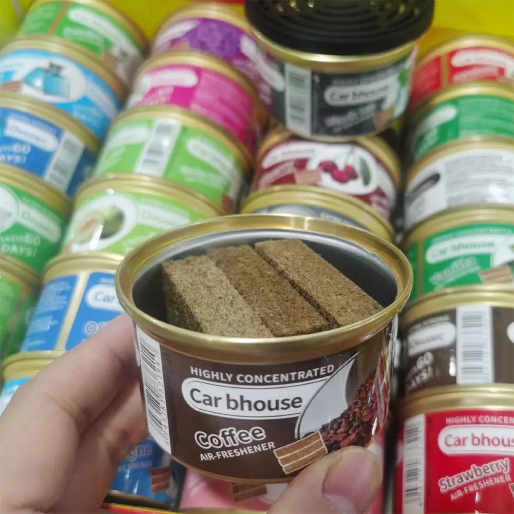 Car Air Fresheners Perfume Auto Supplies Canned Wood Blocks Coffee Flavor Explosion Car Foreign Aromatherapy Deodorant Suppli
