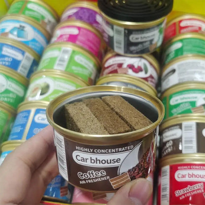 Car Air Fresheners Perfume Auto Supplies Canned Wood Blocks Coffee Flavor Explosion Car Foreign Aromatherapy Deodorant Suppli