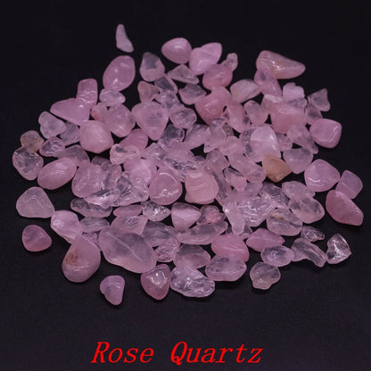 Natural Crystal Gravel Specimen Rose Quartz Amethyst Home Decor Colorful for Aquarium Healing Energy Stone Rock Mineral 50g 1