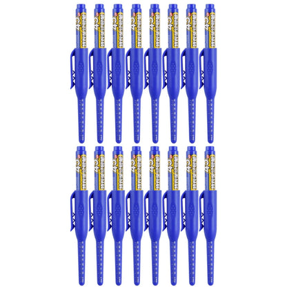 4-40Pcs White/Black/Blue/Red 45mm Deep Hole Marker Pens Long Nib Head Carpenter Pen Waterproof for Measuring Woodworking Offi