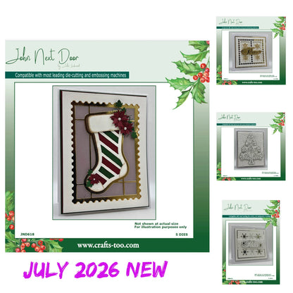 Birthday Numbers Cut Die Craft Corners Squares Frame Christmas Sock Festival Metal Cutting Dies Stamps DIY Scrapbook Embossed