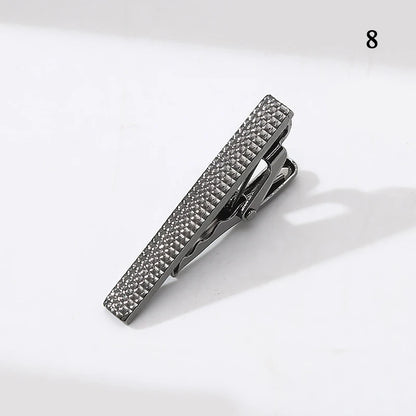 Tie Pin For Men Classic Tie Clips Copper Tie Bar Tie Collar Pin Business Corbata Necktie Clip Jewelry Gift Wedding Accessorie