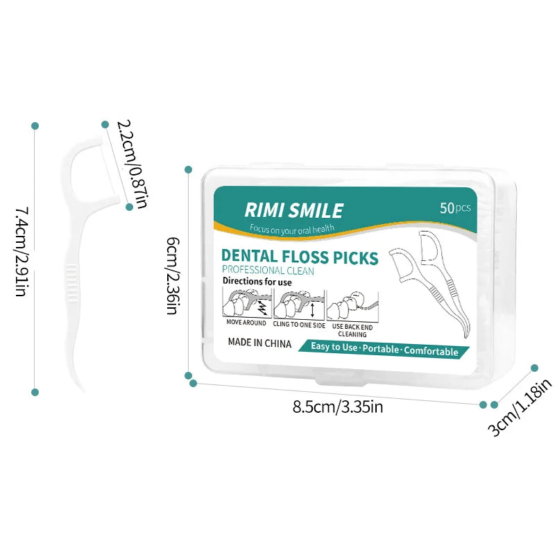 50/150/300/600/1000 PCS Dental Floss Sticks Oral Care Tools