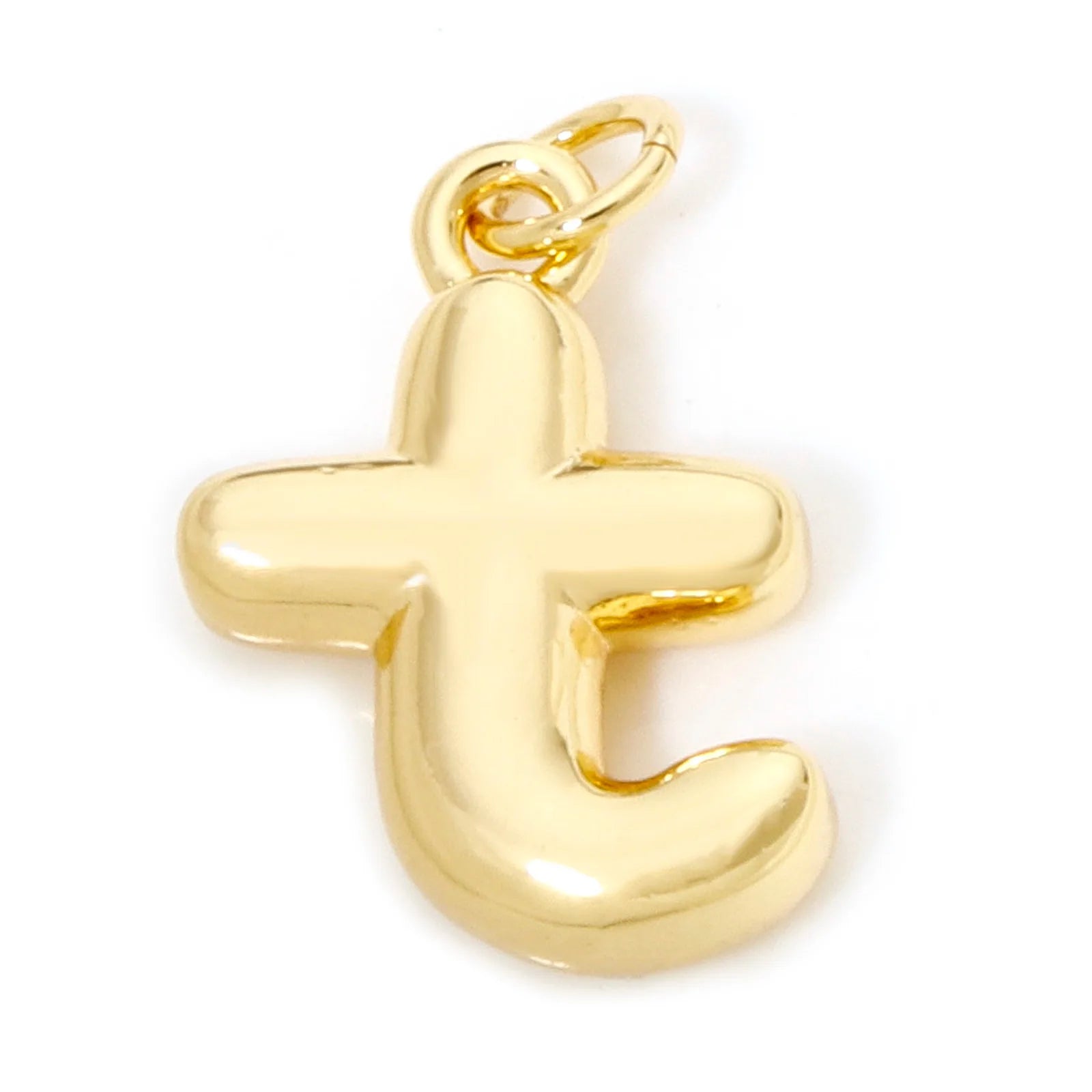 1Pcs English Letter Brass Charms 18K Real Gold Plated Capital Alphabet Initial A-Z Pendant Personalized Jewelry Making Findin