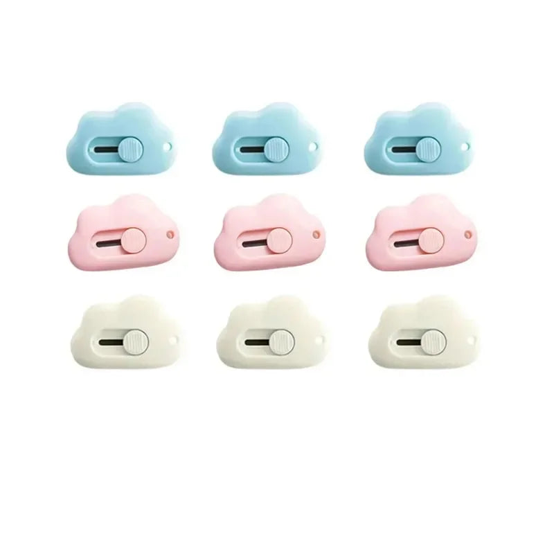 Cute Rabbit Cloud Color Mini Portable Practical Knife Paper Cutting Machine Paper Cutting Machine Razor Blade Office Statione