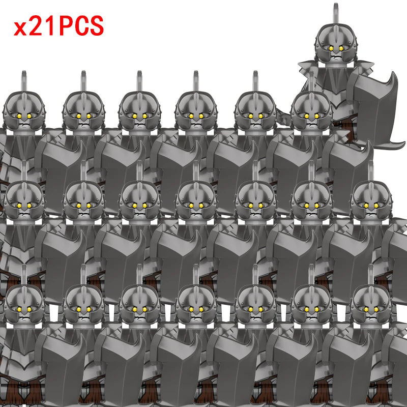 Medieval Movie Knights Building Blocks toys Lord Ring Figure Bricks Toy Christmas birthday gifts