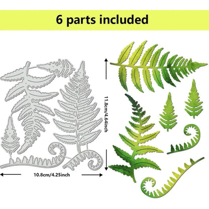 Fern Leaves Die Cuts for Card Making Leaves Cutting Dies Stencil for Scrapbooking Plant Embossing Die Cuts for Album Decorati