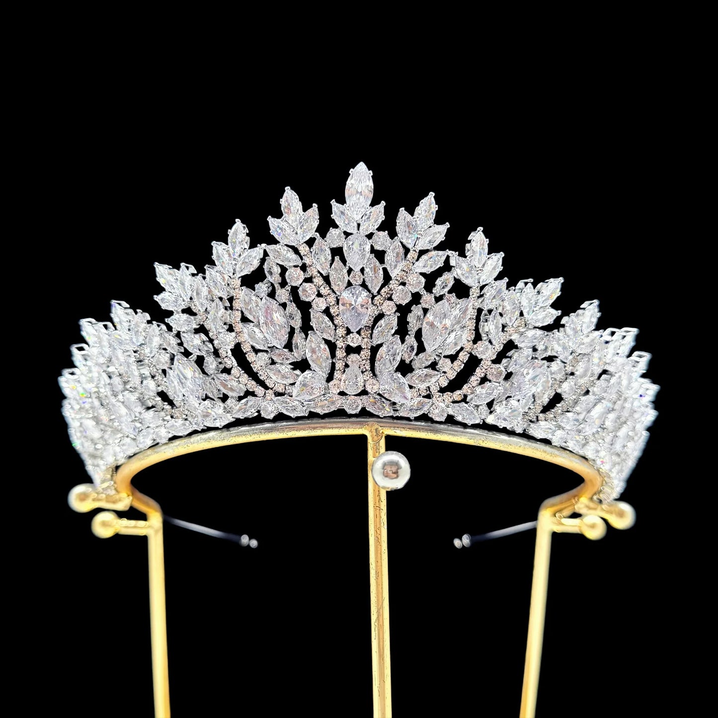 Luxury Bride Crowns For Wedding Headdress Cubic Zirconia CZ Princess Women Crown Tiaras Bridal Headband Prom Jewelry Headpiec