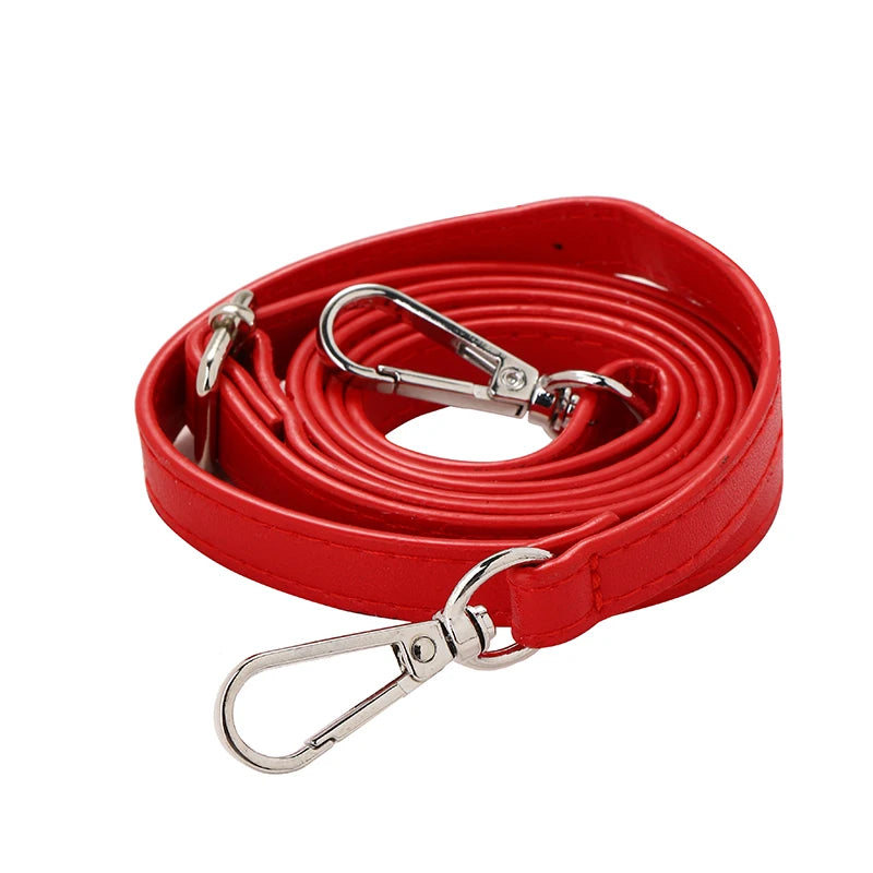 125CM Long PU Leather Bag Strap Accessories for handbags 1.2CM Wide Shoulder Bag Strap For crossbody Replacement Strap For Ba