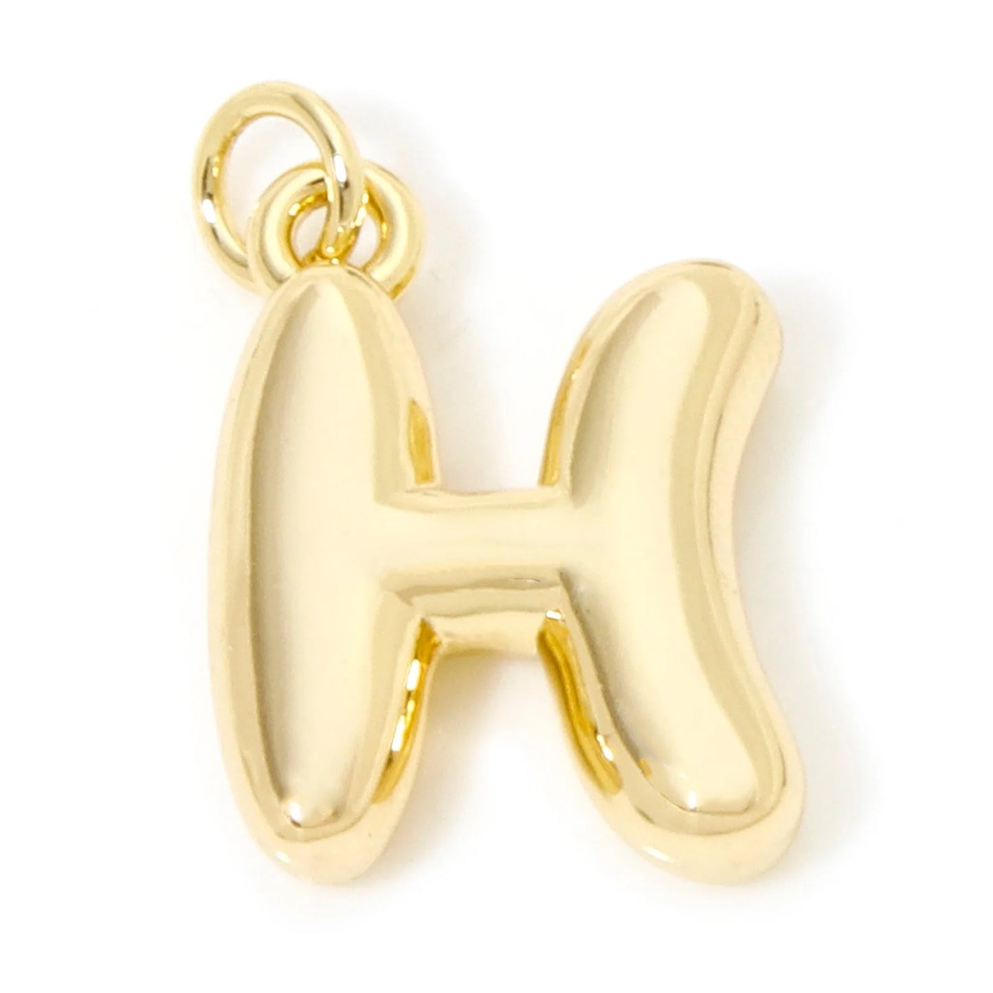 1Pcs English Letter Brass Charms 18K Real Gold Plated Capital Alphabet Initial A-Z Pendant Personalized Jewelry Making Findin