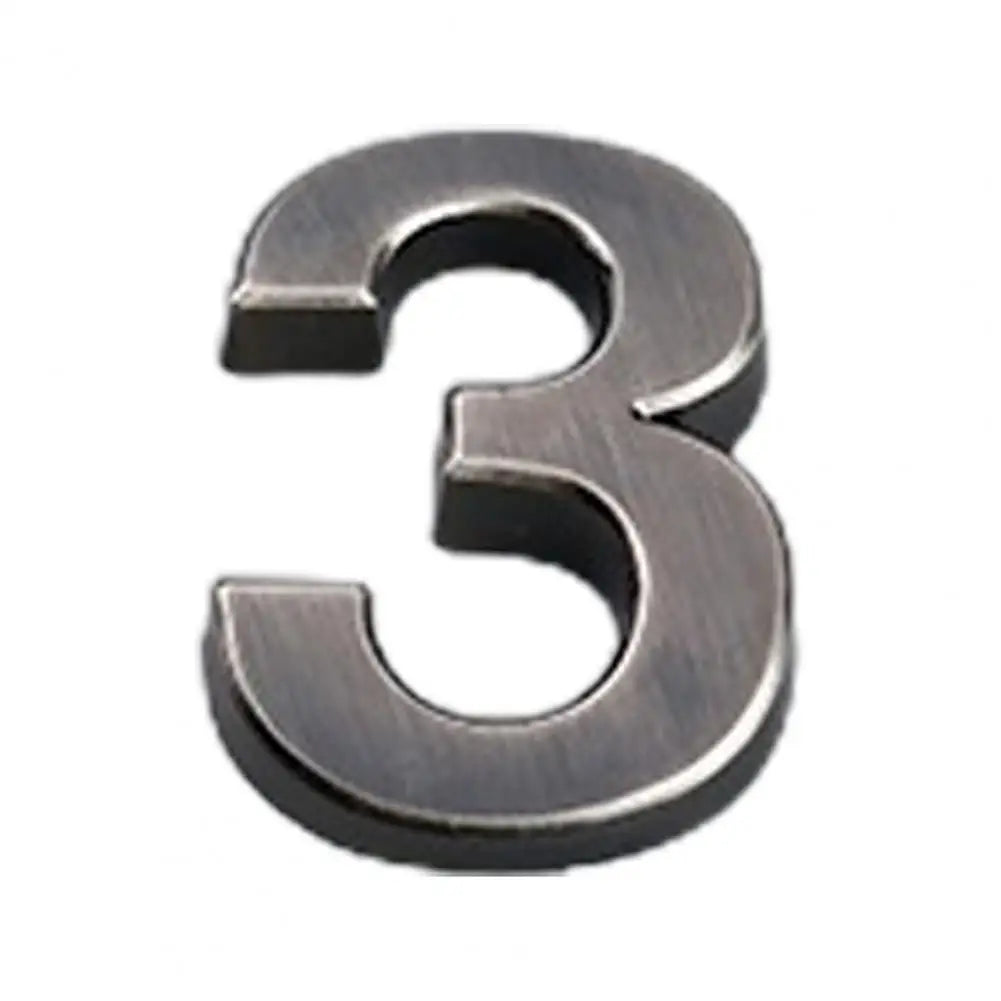 Address Number Good 0-9 3D Numbers Door Plaques 10 Styles Mailbox Number 0-9 Apartment Address Numbers Decor for Yard - 3