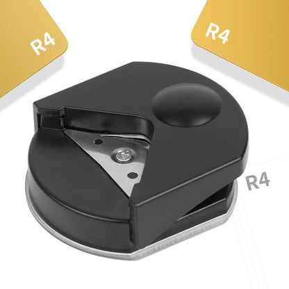 Corner Rounder R4 Corner Punch Portable Paper Trimmer Cutter For Cards Photo Cutting DIY Craft Scrapbooking Tools - Black