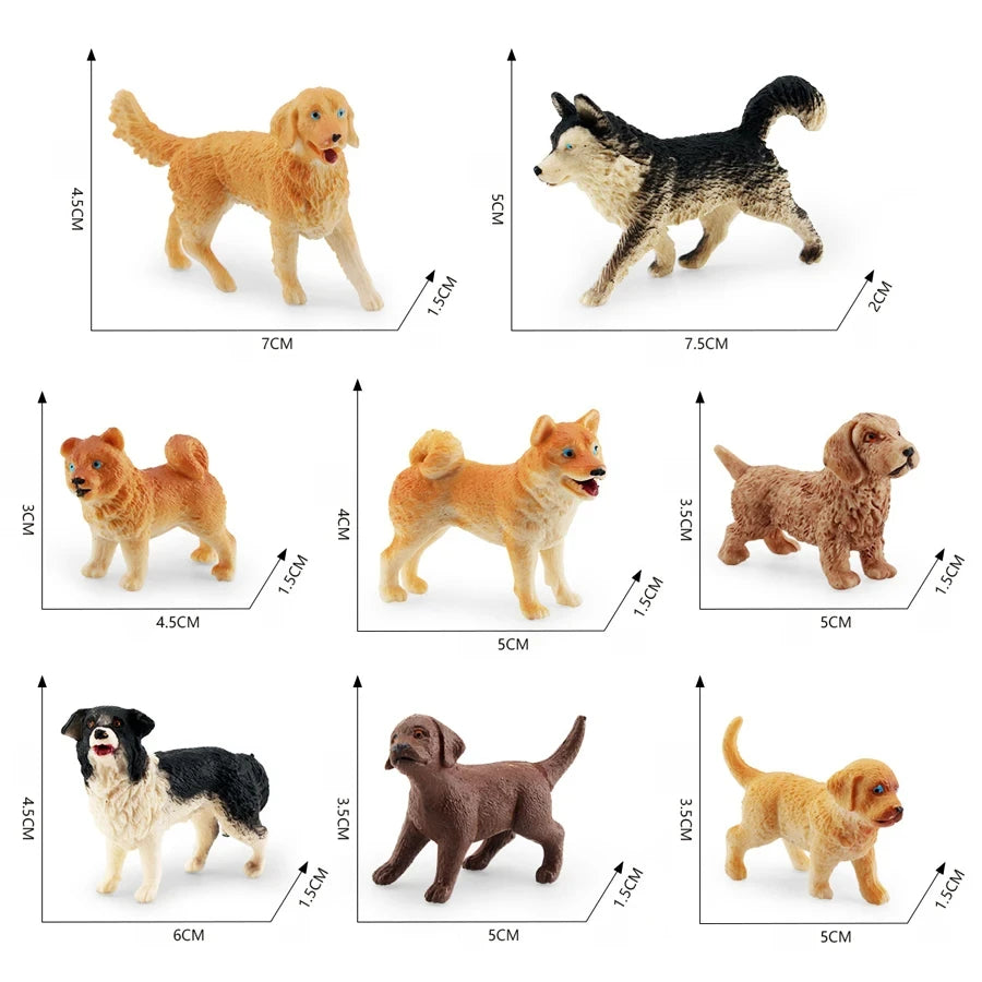 Simulation Plastic Animal Figurines Collection - Marine, Land & Insect Animals Miniature Set Toy for Kids Gift Playset Model 