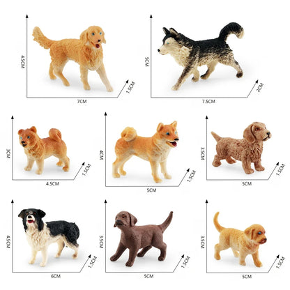 Simulation Plastic Animal Figurines Collection - Marine, Land & Insect Animals Miniature Set Toy for Kids Gift Playset Model 