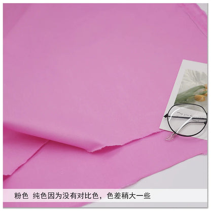 160cm*50cm Pure cotton twill fabric cotton cloth cotton floral 1.6 meters wide pastoral plaid DIY pink fabric - F