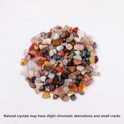100g Natural Stones Mixed Crystal Material Crystal Gravel Stone Chips Ore Minerals Reiki Specimen Gemstones Aquarium Decorati