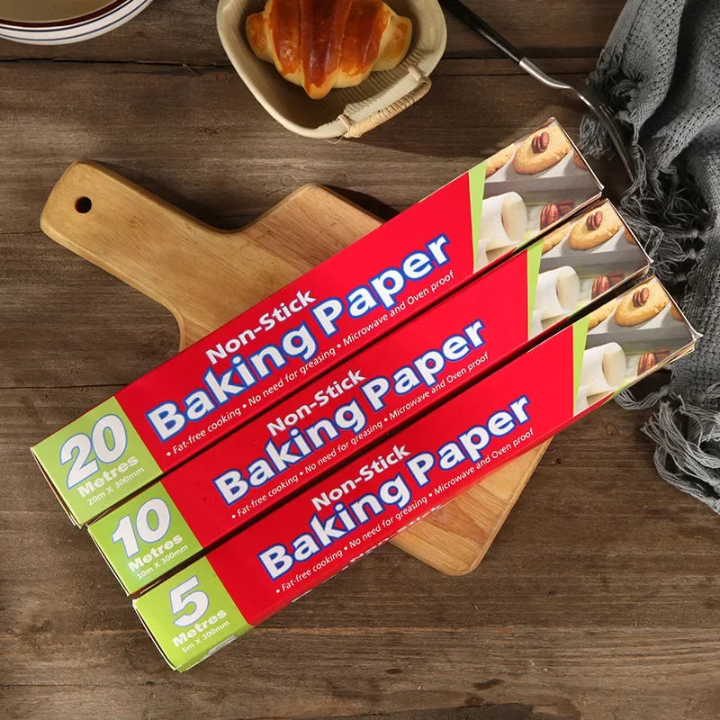 Parchment Paper Baking Sheets, Non-Stick Precut Baking Parchment, for Baking Grilling Air Fryer Steaming Bread Cup Cake Cooki