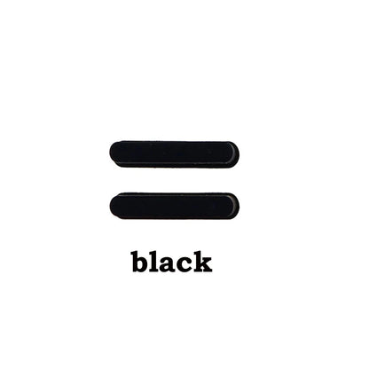 Replacement Silicone Pad Button For 3DS Game Console Upper Top LCD Screen Front Rubber Feet Cover Pad Repair Parts - black