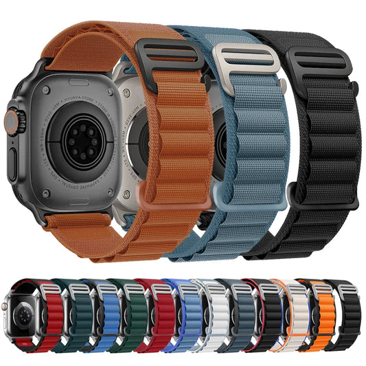 Alpine Strap For Apple Watch Band Ultra 4 2 3 Watchband 45mm 49mm 42mm 46mm 44mm 41mm 40mm Bracelet Iwatch Series 12 11 9 SE 