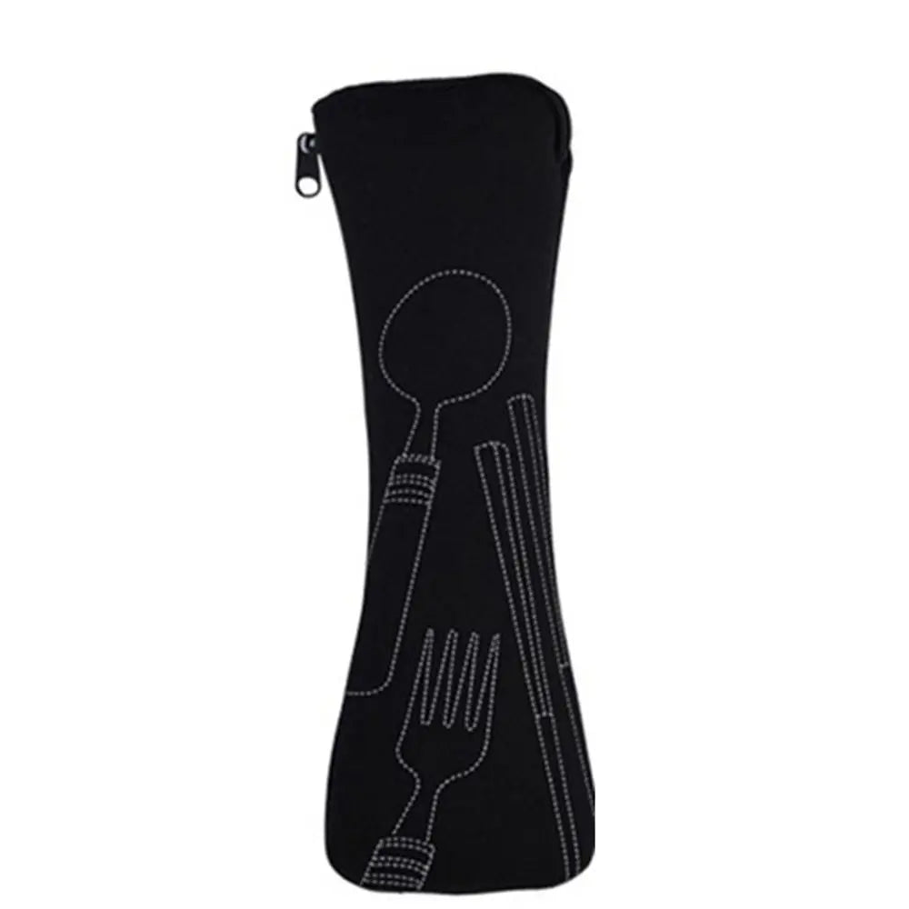 Travel Packaging Tableware Bag Picnic Portable Tableware Case Without Dinnerware Cutlery Bags Picnic Fork Spoon Storage Box -