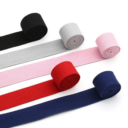 5M Cotton Webbing Suspenders Craft Supplies DIY Decorative Sewing Fabric Crafts Nylon Webbing Pet Rope Backpack Accessories