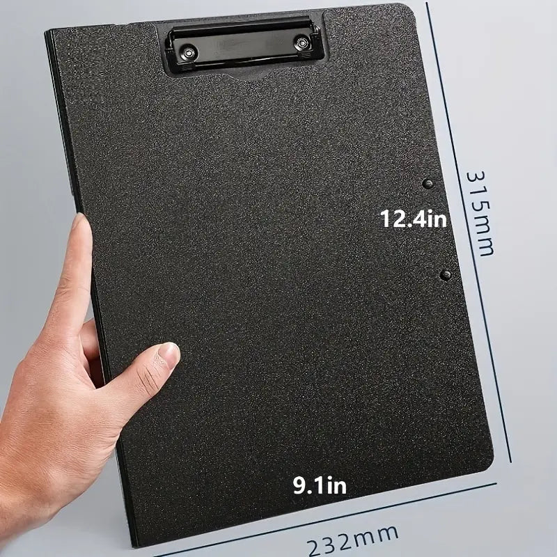 1pc A4 File Folders, Documents Organizer, Clipboard With Cover, A4 Paper Folder For Business & School, Stationery & Office Su