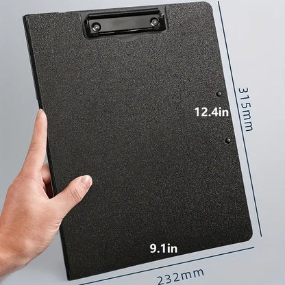 1pc A4 File Folders, Documents Organizer, Clipboard With Cover, A4 Paper Folder For Business & School, Stationery & Office Su
