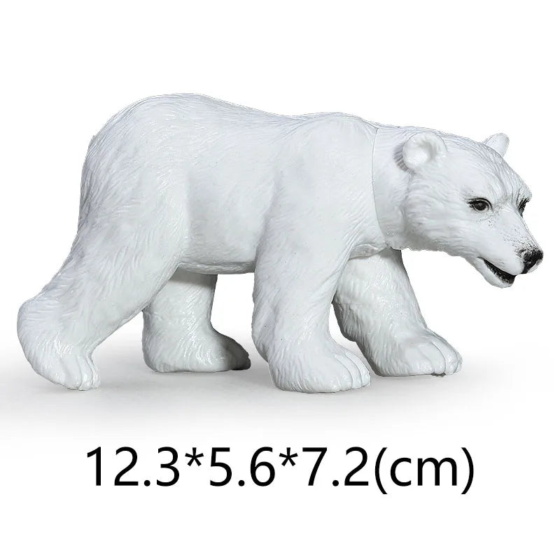 NEW Wild Animal Zoo Tiger Kangaroo Elephant Snake Bear Deer Koala Squirrel Model Figurine Collecta Toy Figures Gift for Child
